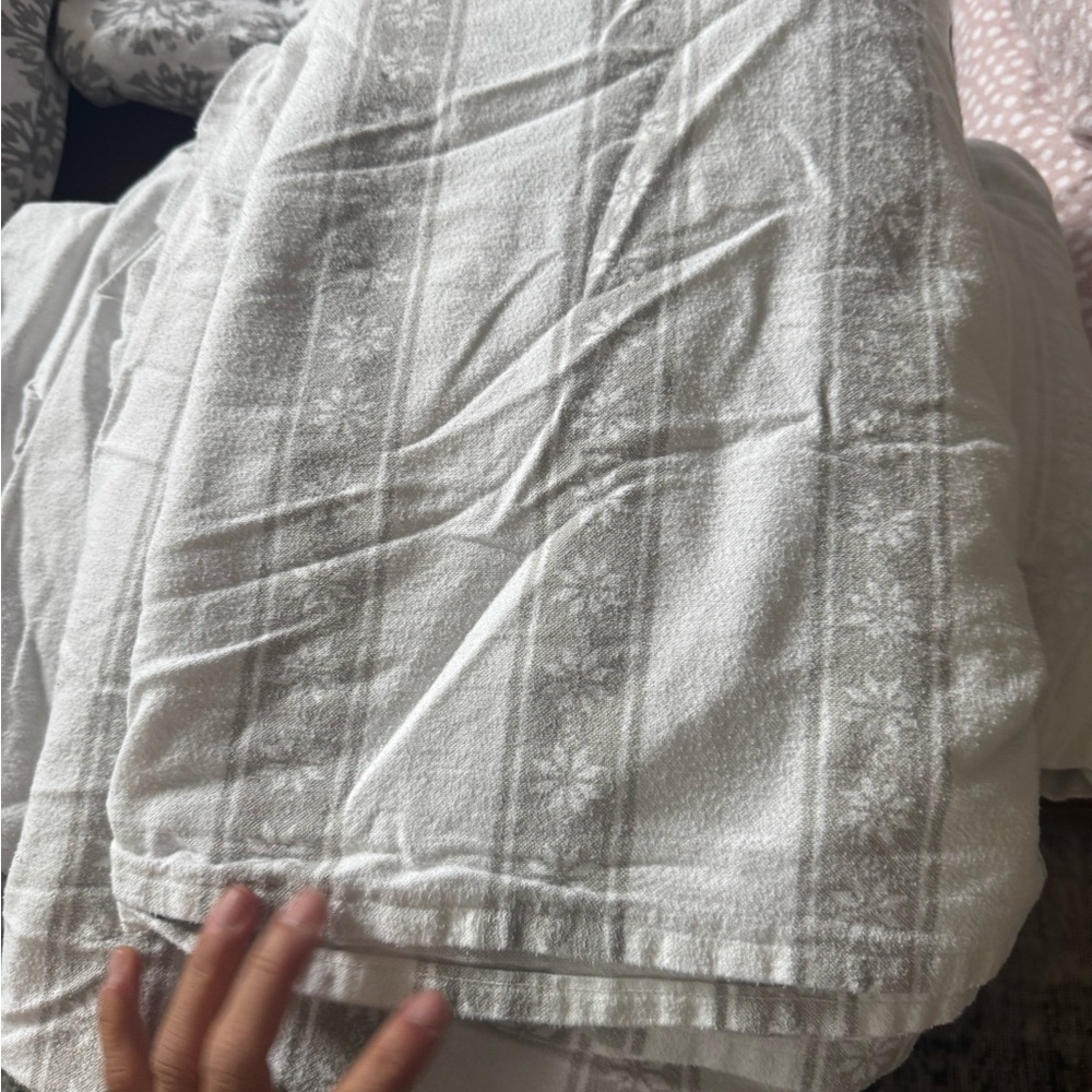 Eddie Bauer Gray Flannel Bedding Sheets